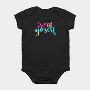 Treat Yo Self Colorful Baby Bodysuit